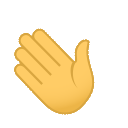Waving hand